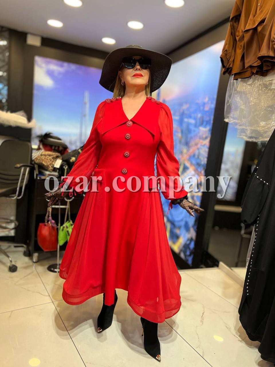 Женское Платье Iness (Большие размеры)