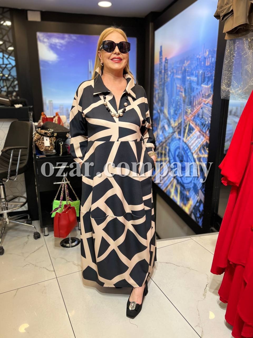 Женское Платье Iness (Большие размеры)