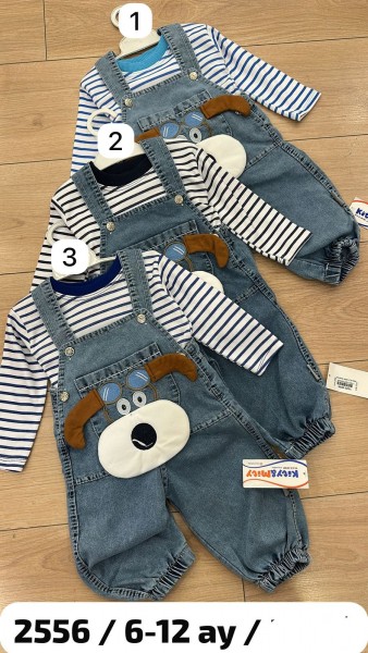 Летний Джинсовый Комбинезон Для Мальчика Kity Mity (6-9-12мес.)