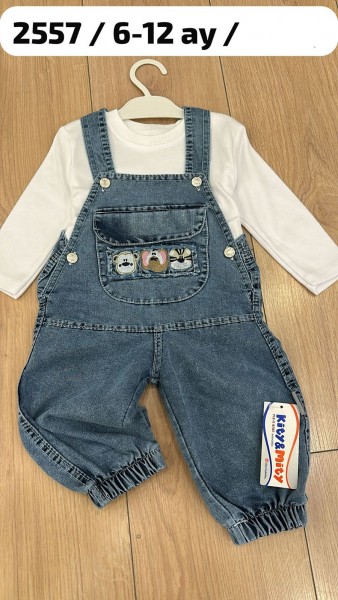 Летний Джинсовый Комбинезон Для Мальчика Kity Mity (6-9-12мес.)
