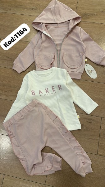 Костюм Тройка Для Девочки Bobisko (6-9-12-18-24мес.)