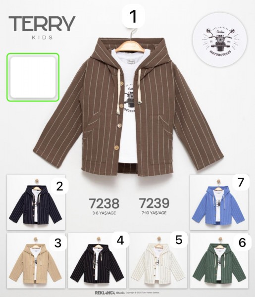 Пиджак Для Мальчика Terry (3-4-5-6лет) 