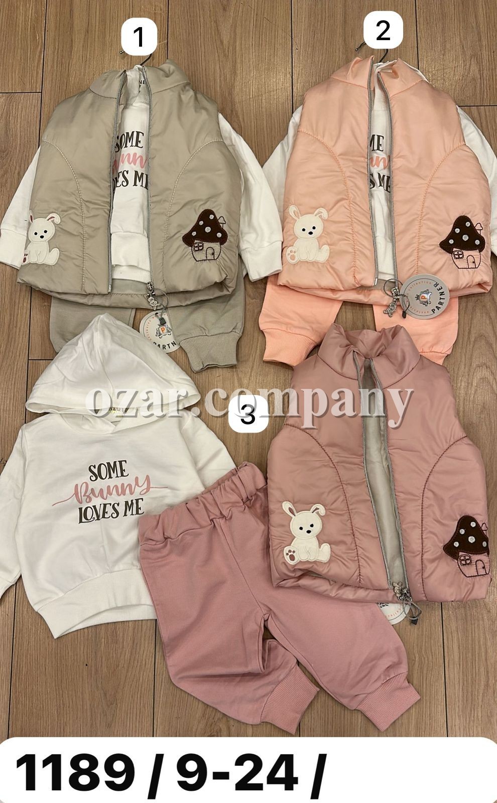 Костюм Тройка Для Девочки Partner (9-12-18-24мес.)