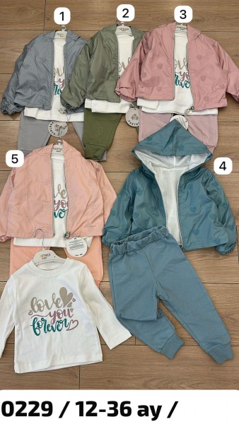 Костюм Тройка Для Девочки Partner (12-18-24-36мес.)