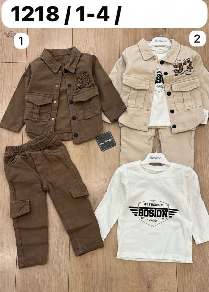 Костюм Тройка Для Мальчика Minimal (1-2-3-4лет) 