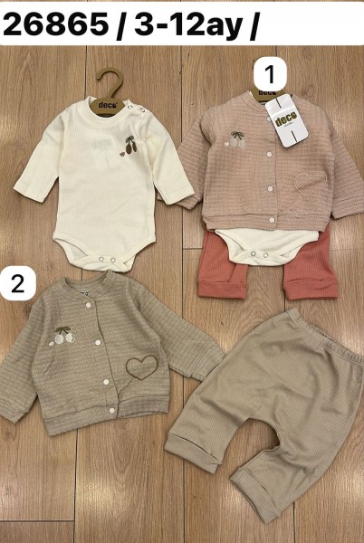 Комплект Для Девочки Deco (3-6/6-9/9-12мес.)