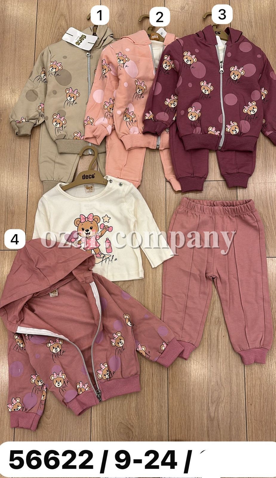 Костюм Тройка Для Девочки Deco (9-12-18-24мес.)