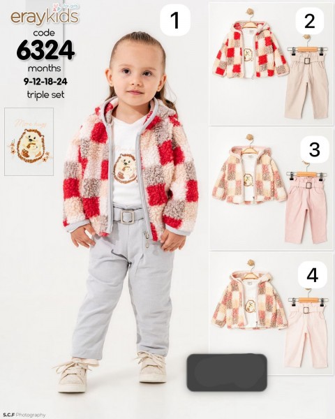 Костюм Тройка Для Девочки Eray Kids (9-12-18-24мес.)