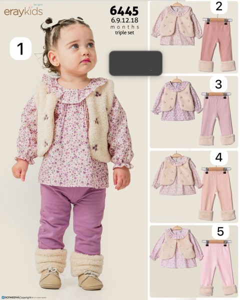 Костюм Тройка Для Девочки Eray Kids (6-9-12-18мес.)