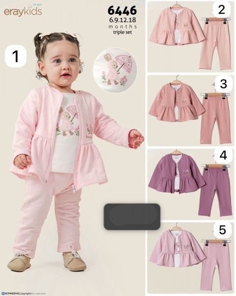 Костюм Тройка Для Девочки Eray Kids (6-9-12-18мес.)