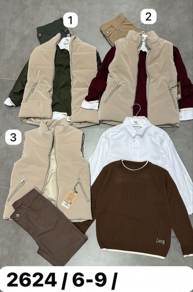 Костюм Четвёрка Для Мальчика Lucy (6-7-8-9лет) 