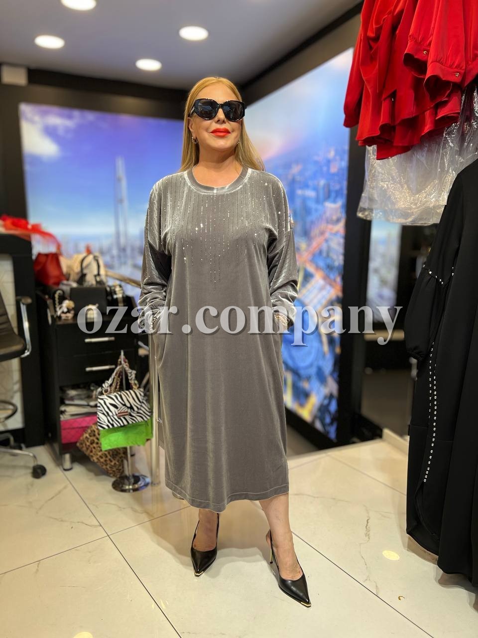 Женское Платье Iness (Большие размеры)