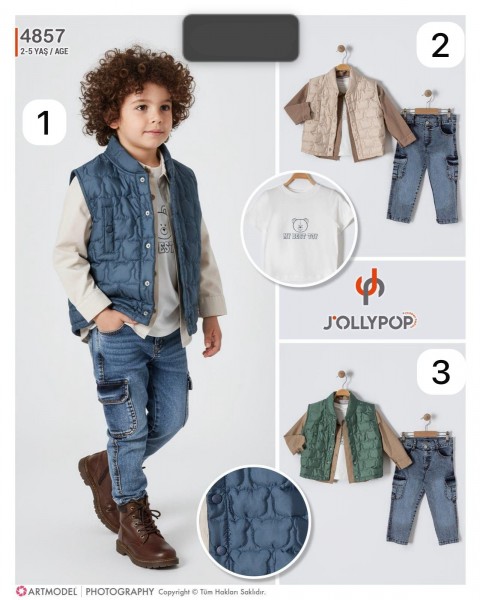 Костюм Тройка Для Мальчика Jolly Pop (2-3-4-5лет)