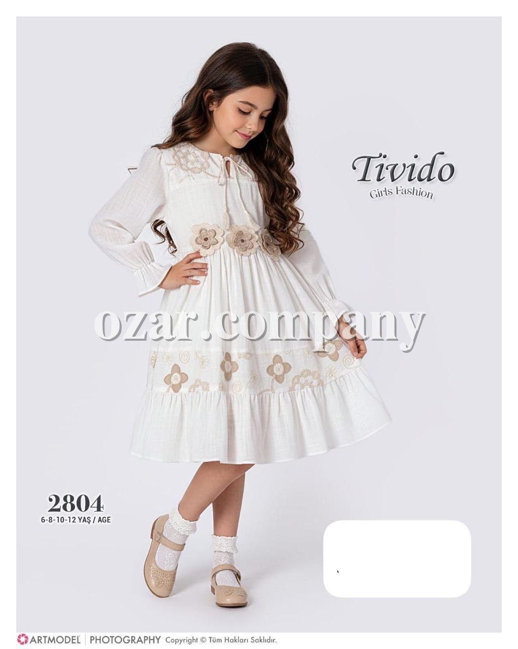 Платье Для Девочки Tivido (6-8-10-12лет)