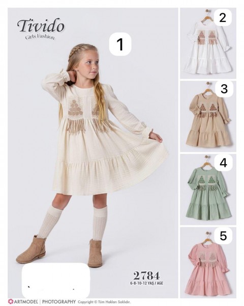 Платье Для Девочки Tivido (6-8-10-12лет)