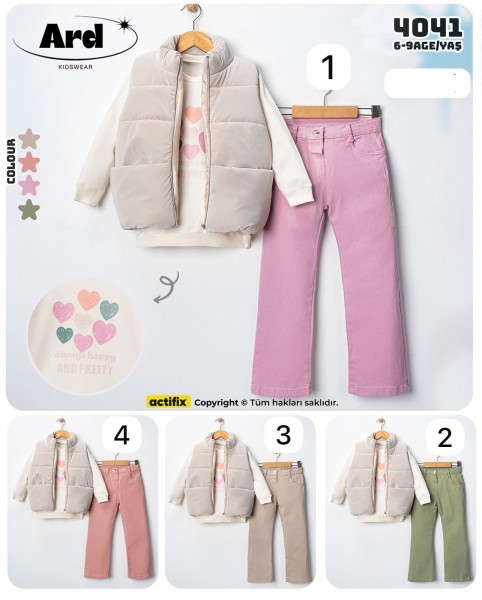 Костюм Тройка Для Девочки ARD (6-7-8-9лет) 