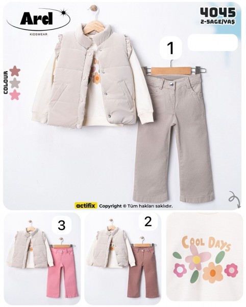 Костюм Тройка Для Девочки ARD (2-3-4-5лет)