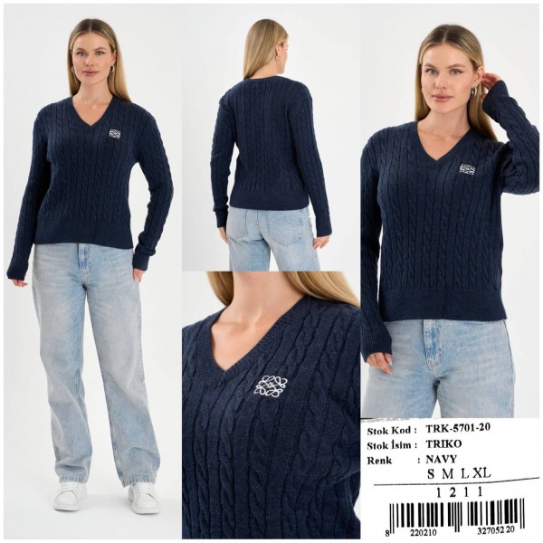 Женская Трикотажная Кофточка Loewe