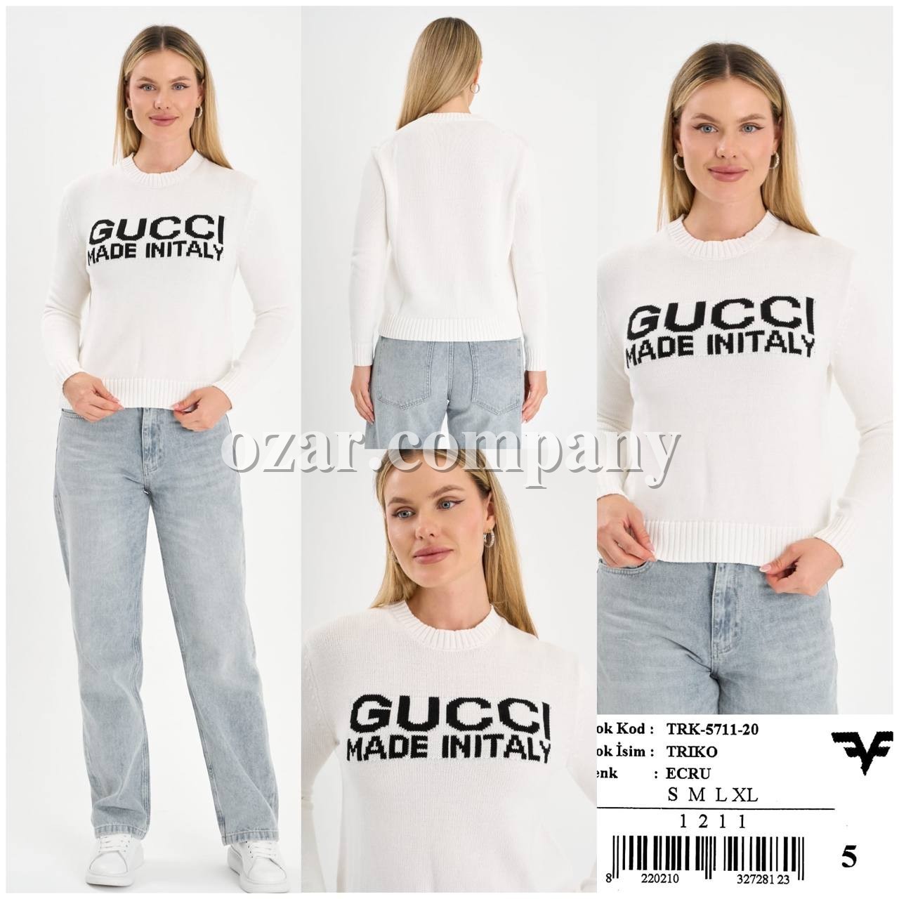 Женская Трикотажная Кофточка Gucci