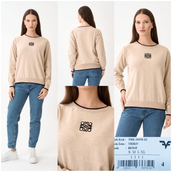 Женская Трикотажная Кофточка Loewe