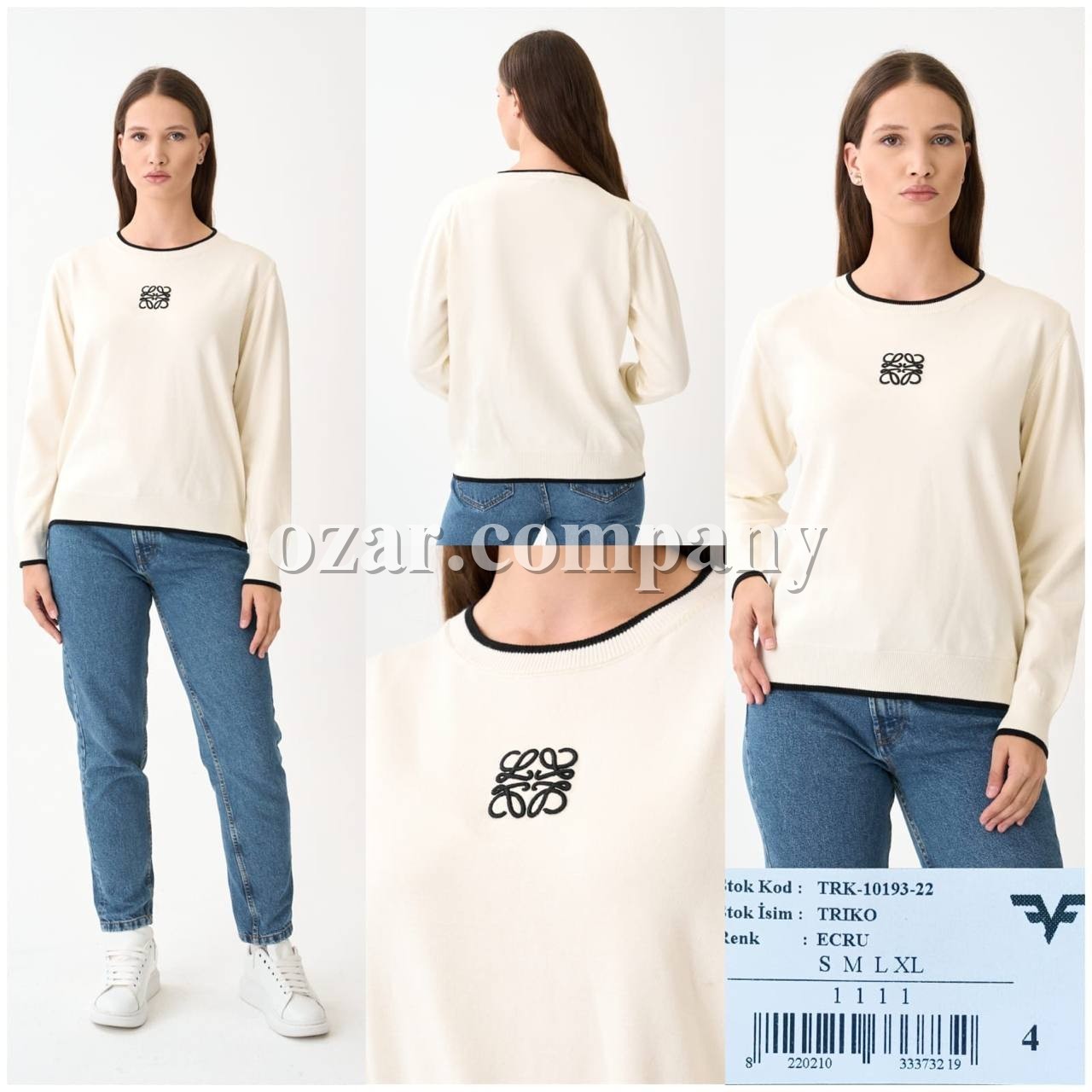 Женская Трикотажная Кофточка Loewe