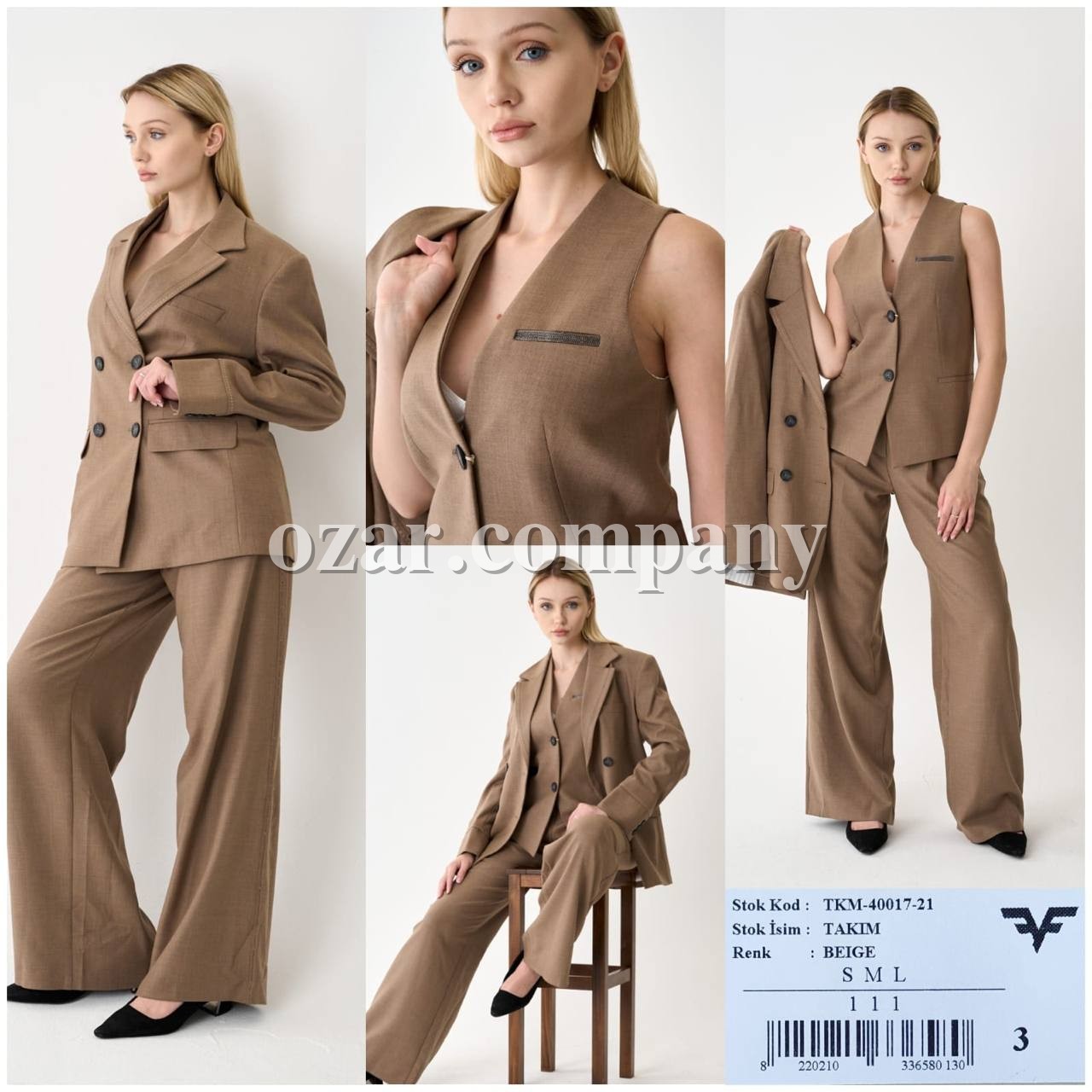 Женский Костюм Тройка Free Fashion