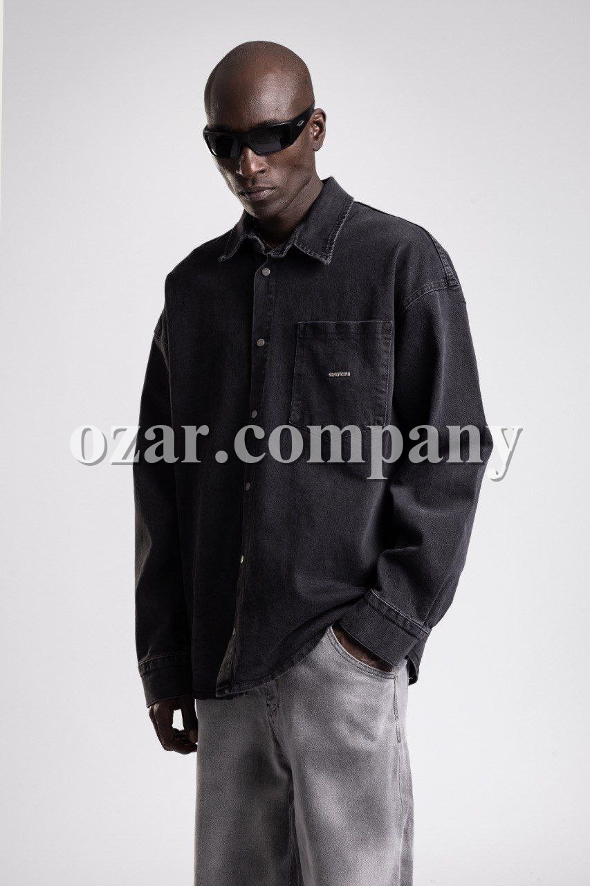 Мужская Джинсовая Рубашка Catch