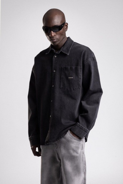 Мужская Джинсовая Рубашка Catch