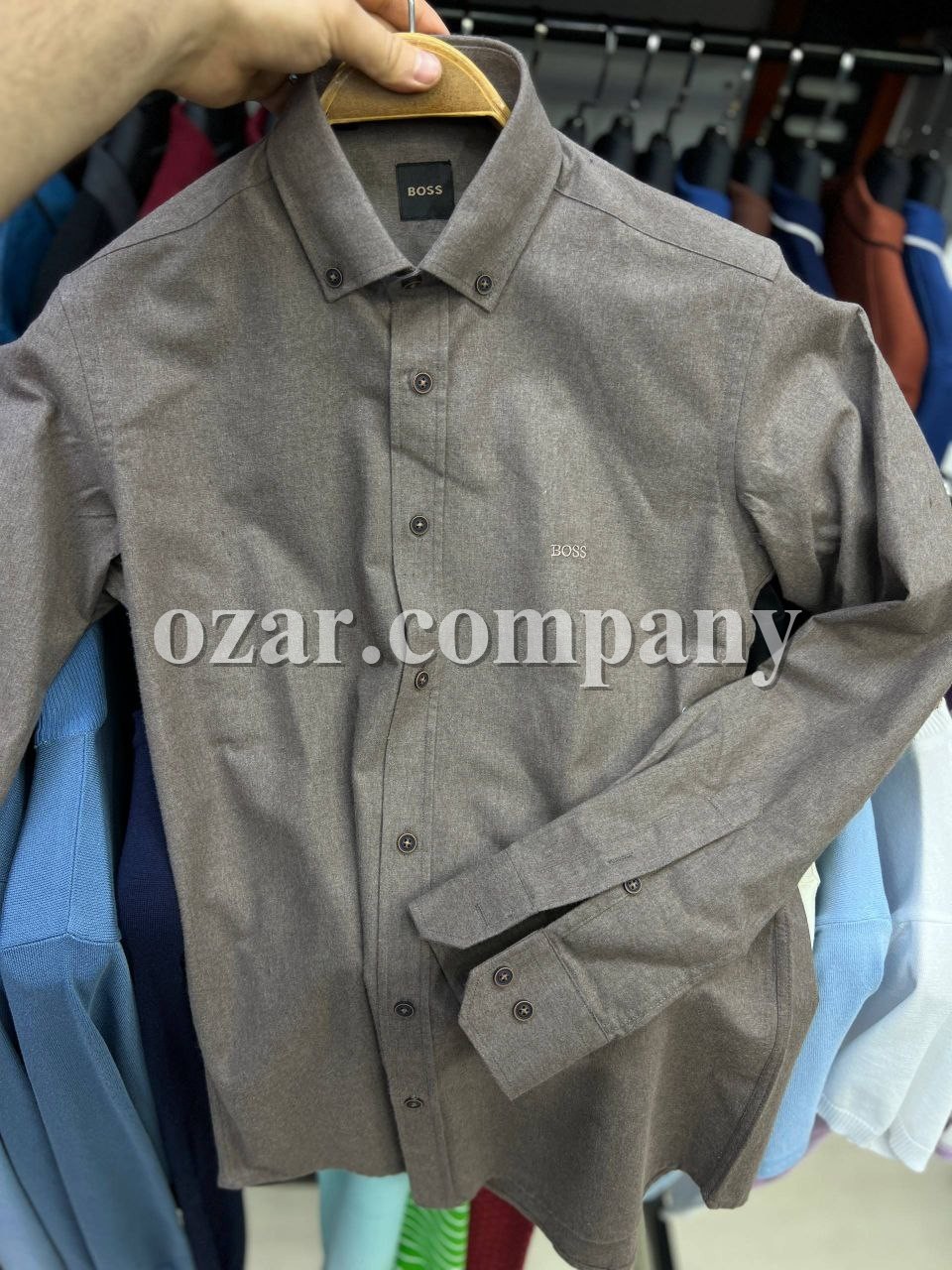 Мужская Рубашка Boss