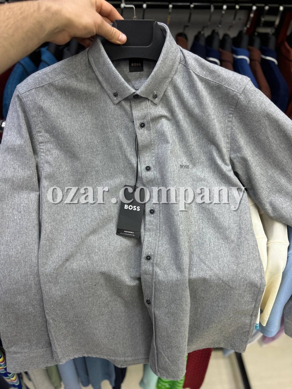 Мужская Рубашка Boss