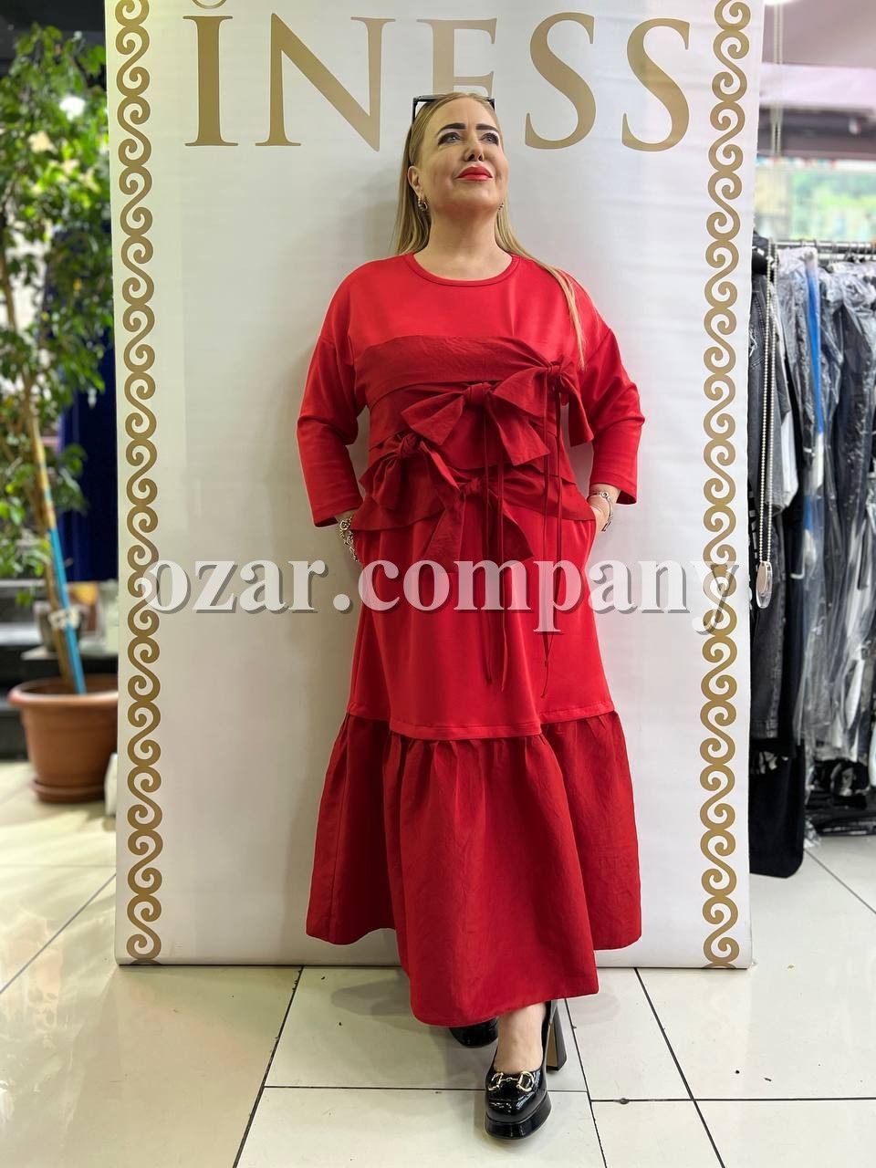 Женское Платье Iness (Большие размеры)