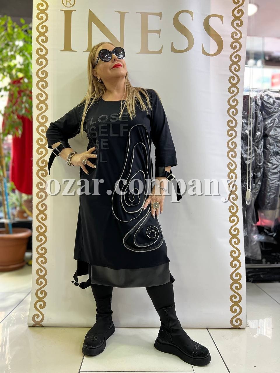 Женское Платье Iness (Большие размеры)