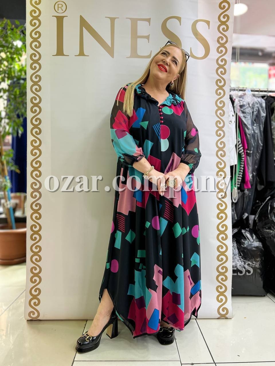 Женское Платье Iness (Большие размеры)