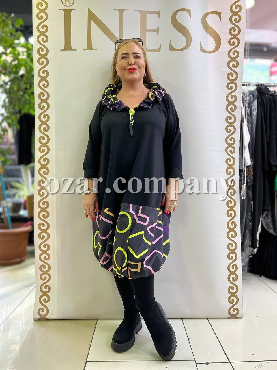 Женское Платье Iness (Большие размеры)