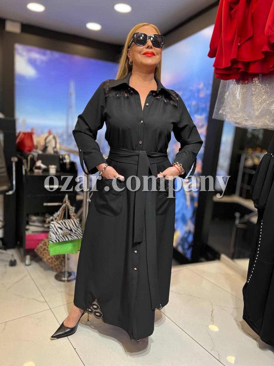 Женское Платье Iness (Большие размеры)