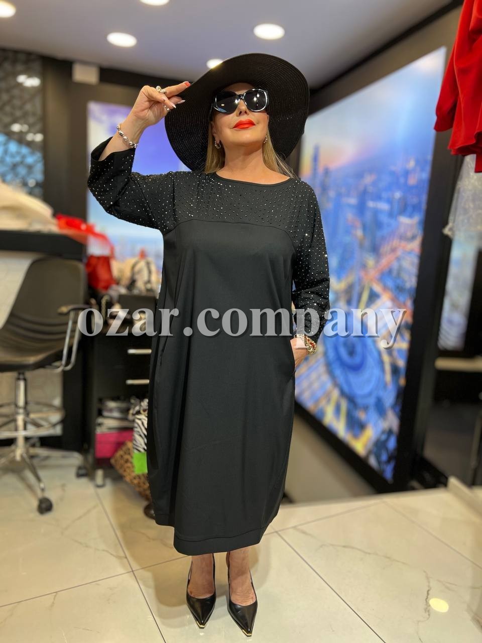 Женское Платье Iness (Большие размеры)