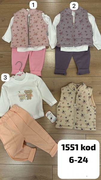 Костюм Тройка Для Девочки Bebedexs (6-12-18-24мес.)