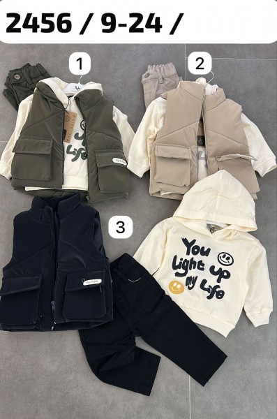 Костюм Тройка Для Мальчика Lucy (9-12-18-24мес.)