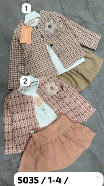 Костюм Тройка Для Девочки Baby Rose (1-2-3-4лет) 