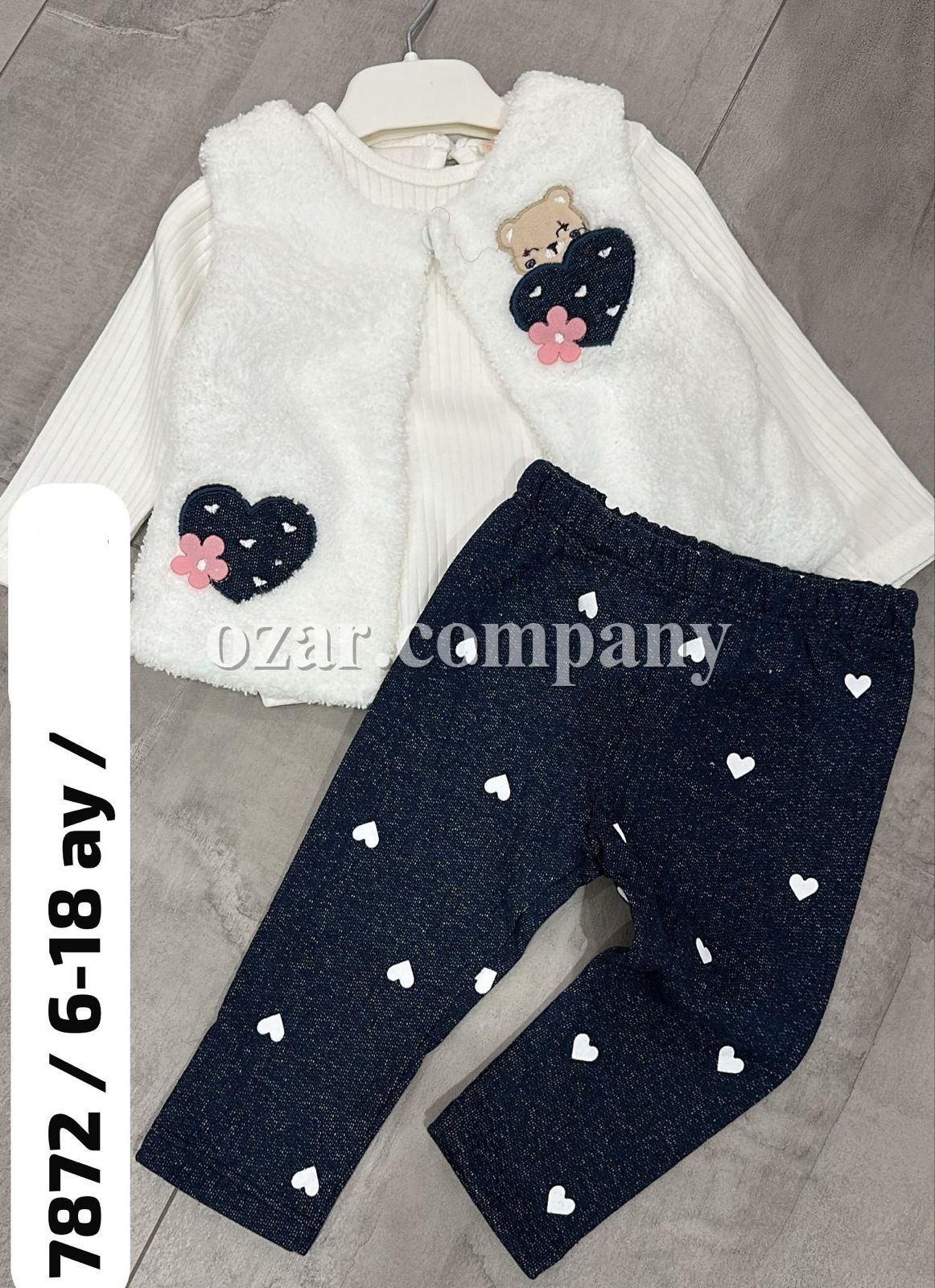 Костюм Тройка Для Девочки Baby Rose (6-9-12-18мес.)