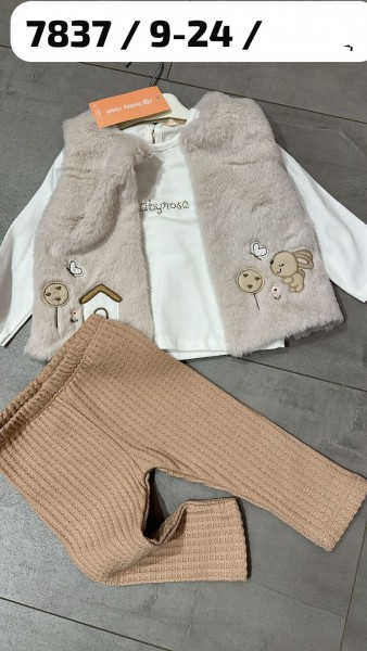 Костюм Тройка Для Девочки Baby Rose (9-12-18-24мес.)