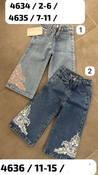 Джинсы Для Девочки City Wear (7-8-9-10-11лет)
