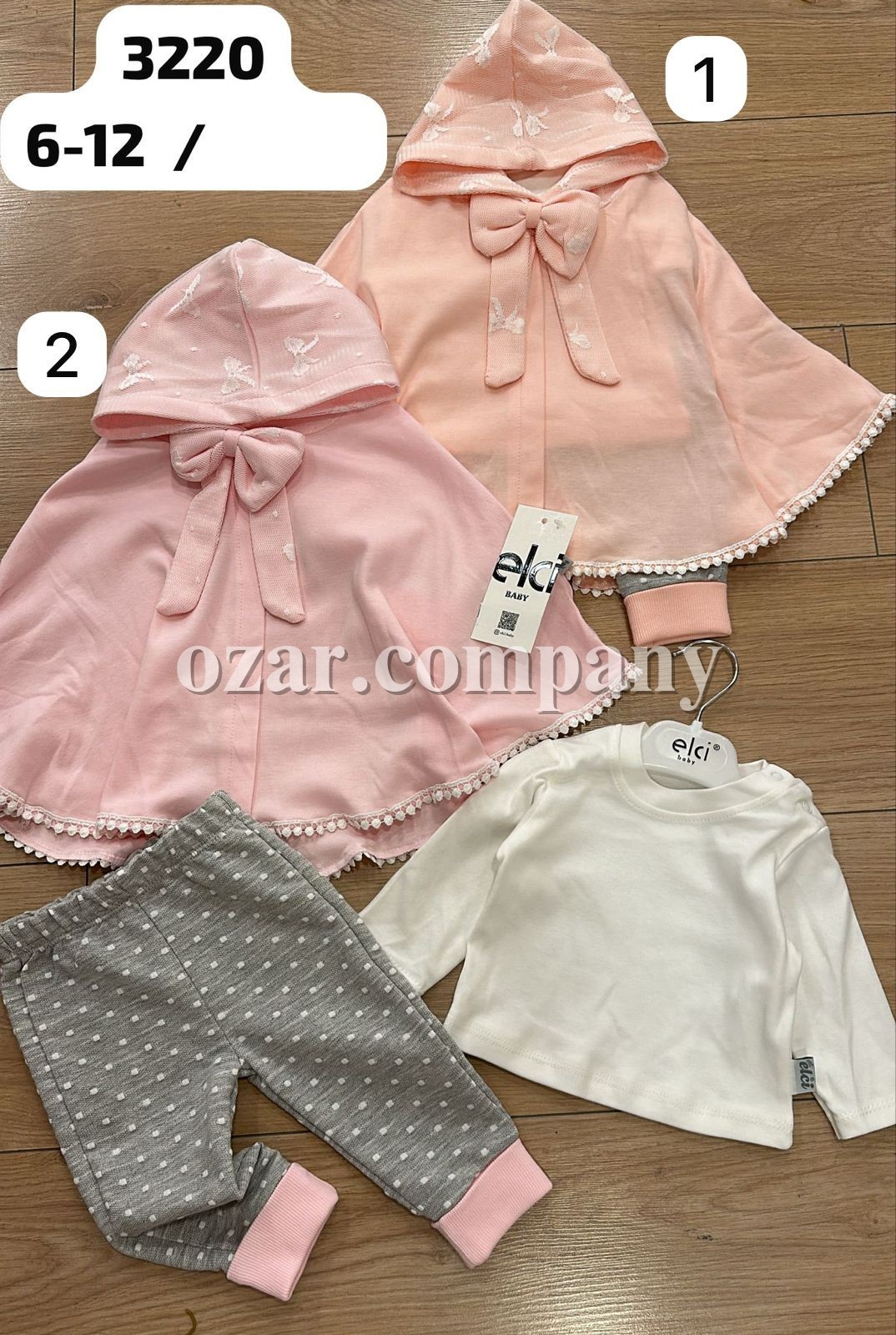 Костюм Тройка Для Девочки Elci (6-9-12мес.)