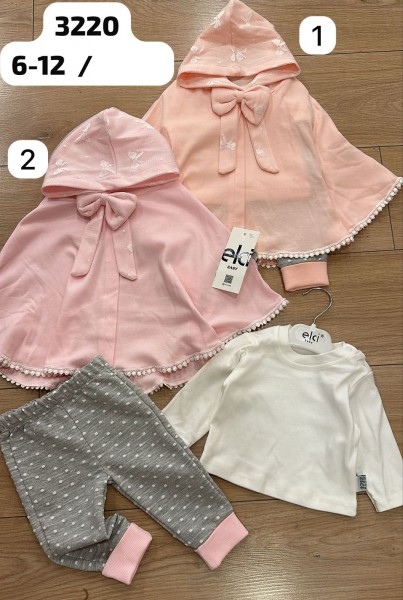 Костюм Тройка Для Девочки Elci (6-9-12мес.)
