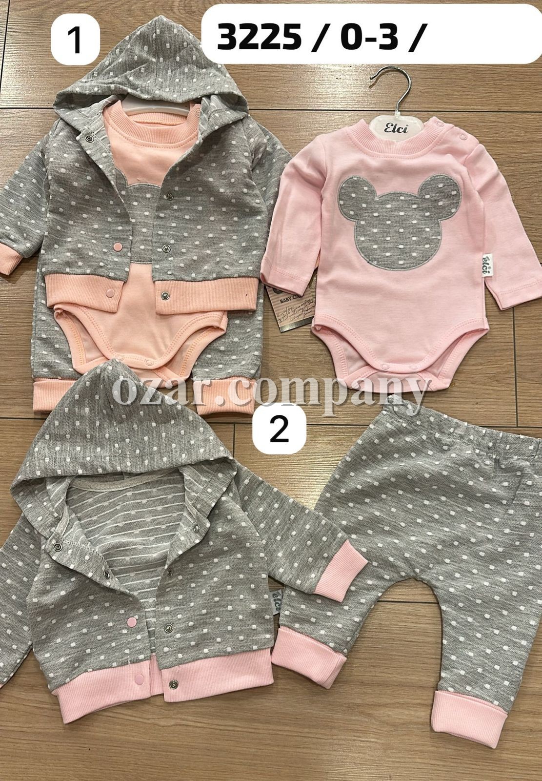 Комплект Для Девочки Elci (0-3мес.)