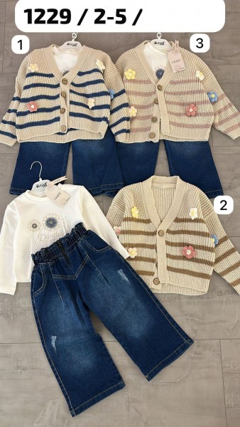 Костюм Тройка Для Девочки Sugar (2-3-4-5лет)