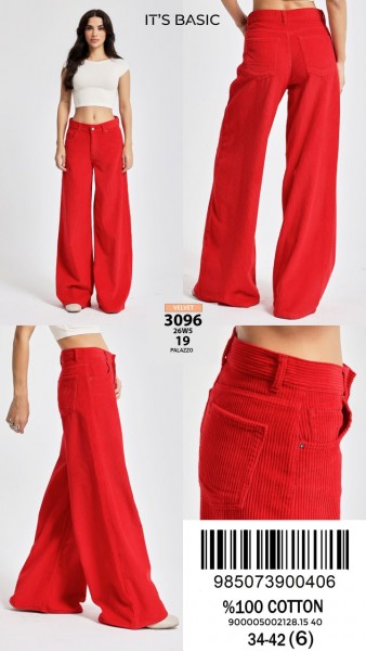 Женские Вельветовые Джинсы ITS Basic  