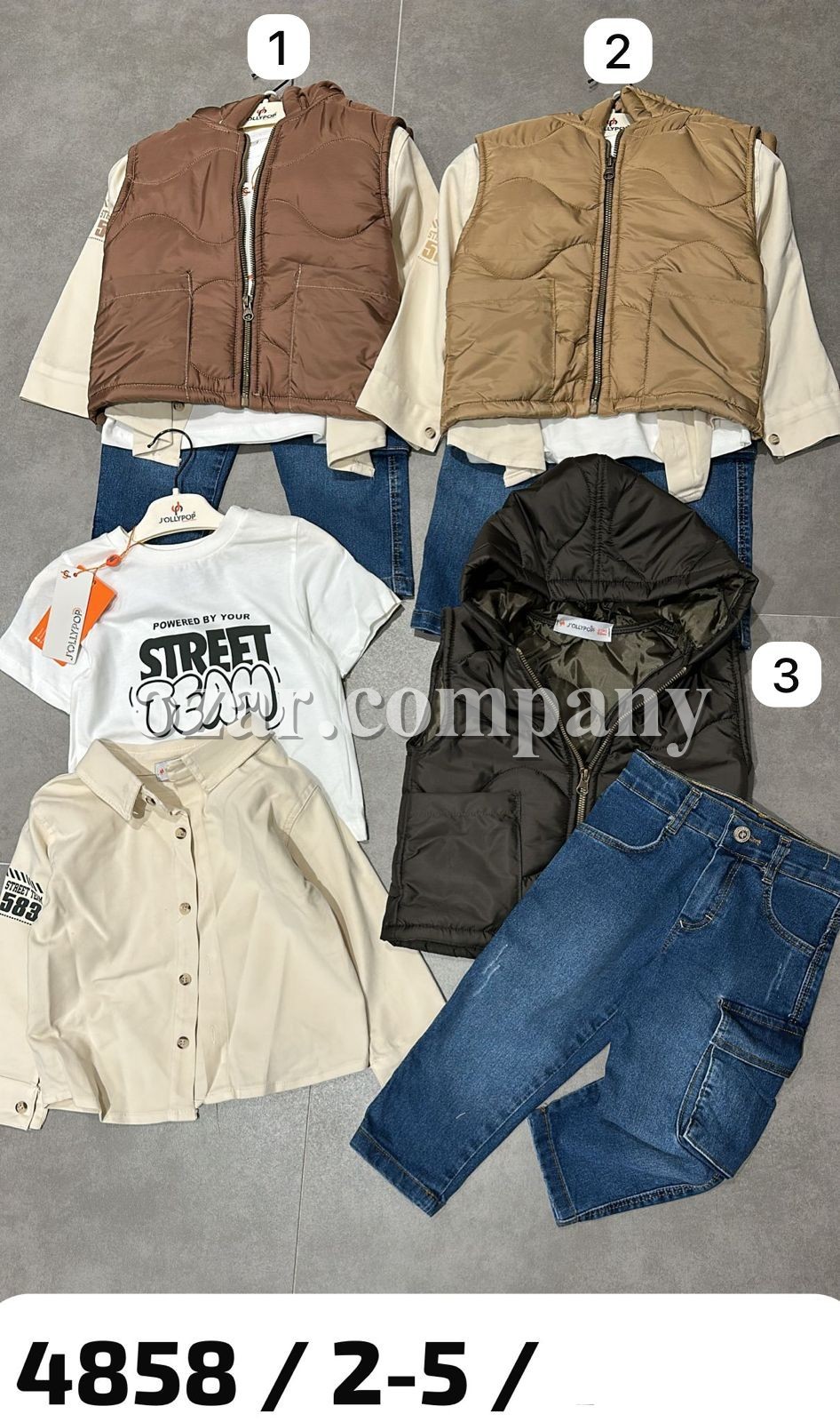 Костюм Четвёрка Для Мальчика Jolly Pop (2-3-4-5лет)