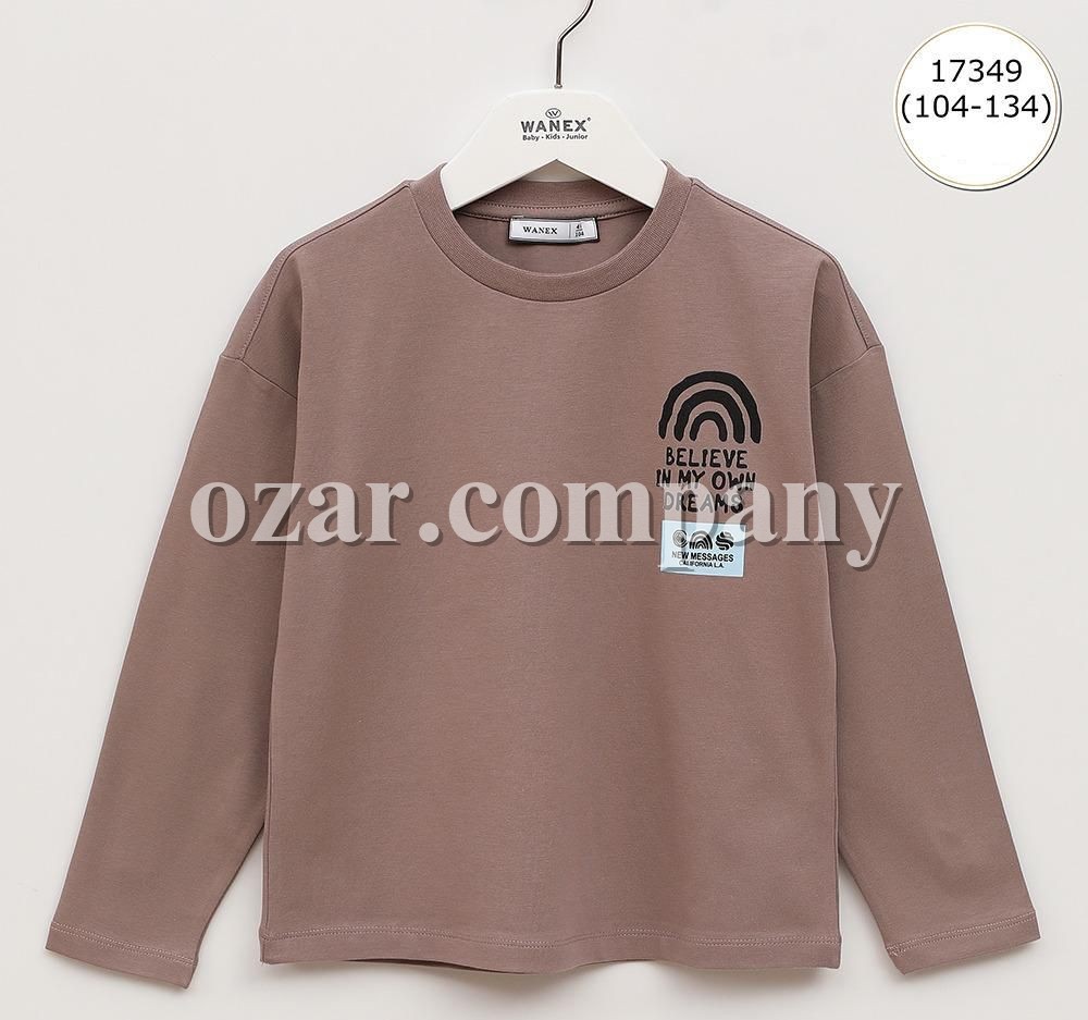 Свитшот Для Мальчика Wanex (4-5-6-7-8-9лет) 
