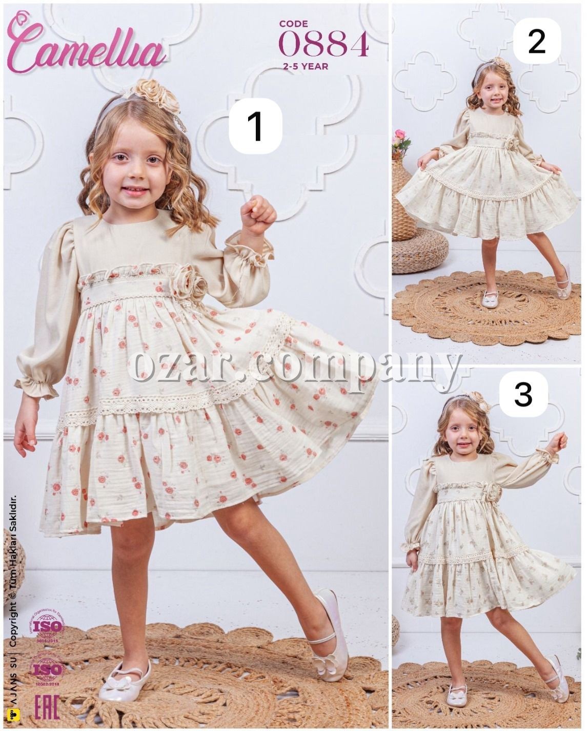 Платье Для Девочки Camellia (2-3-4-5лет)